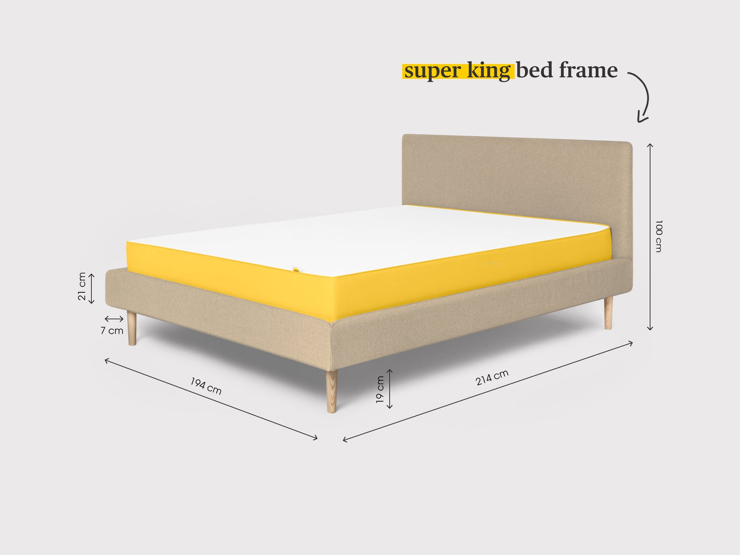 the tailored bed frame