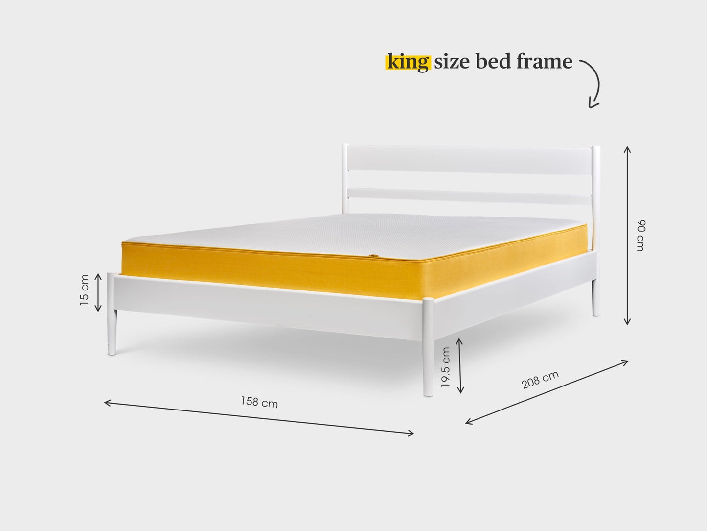 the minimal bed frame