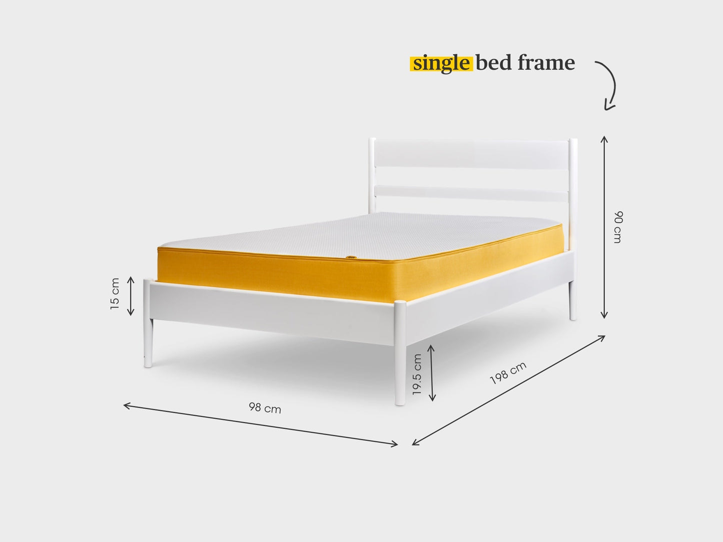 the minimal bed frame