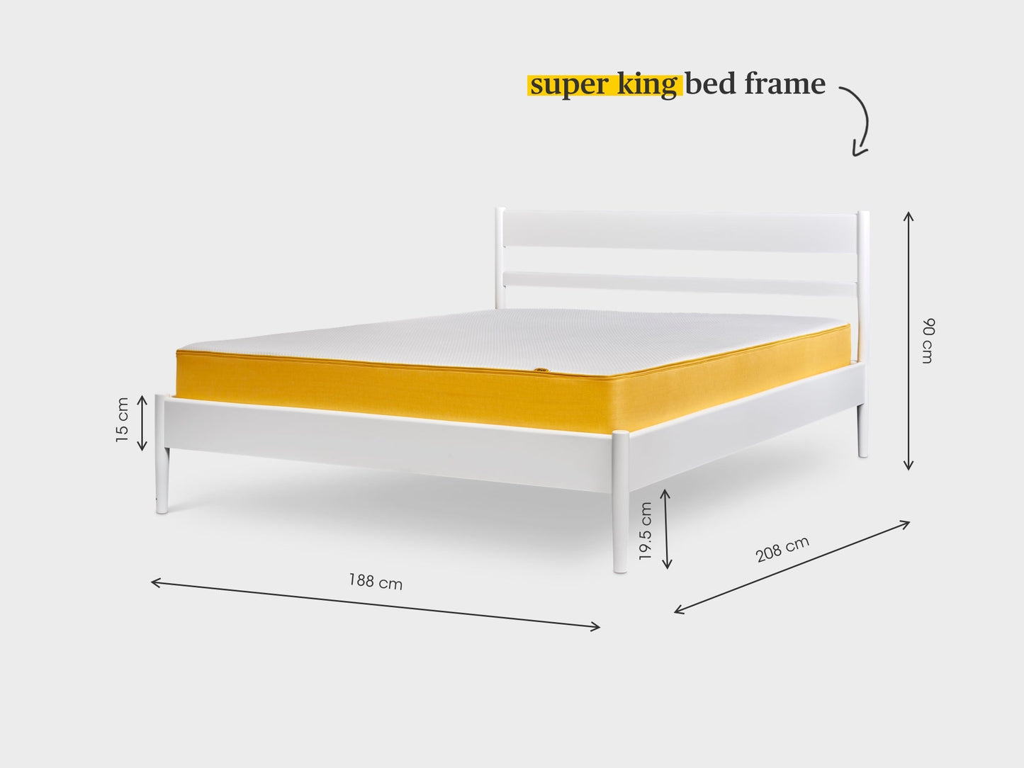 the minimal bed frame